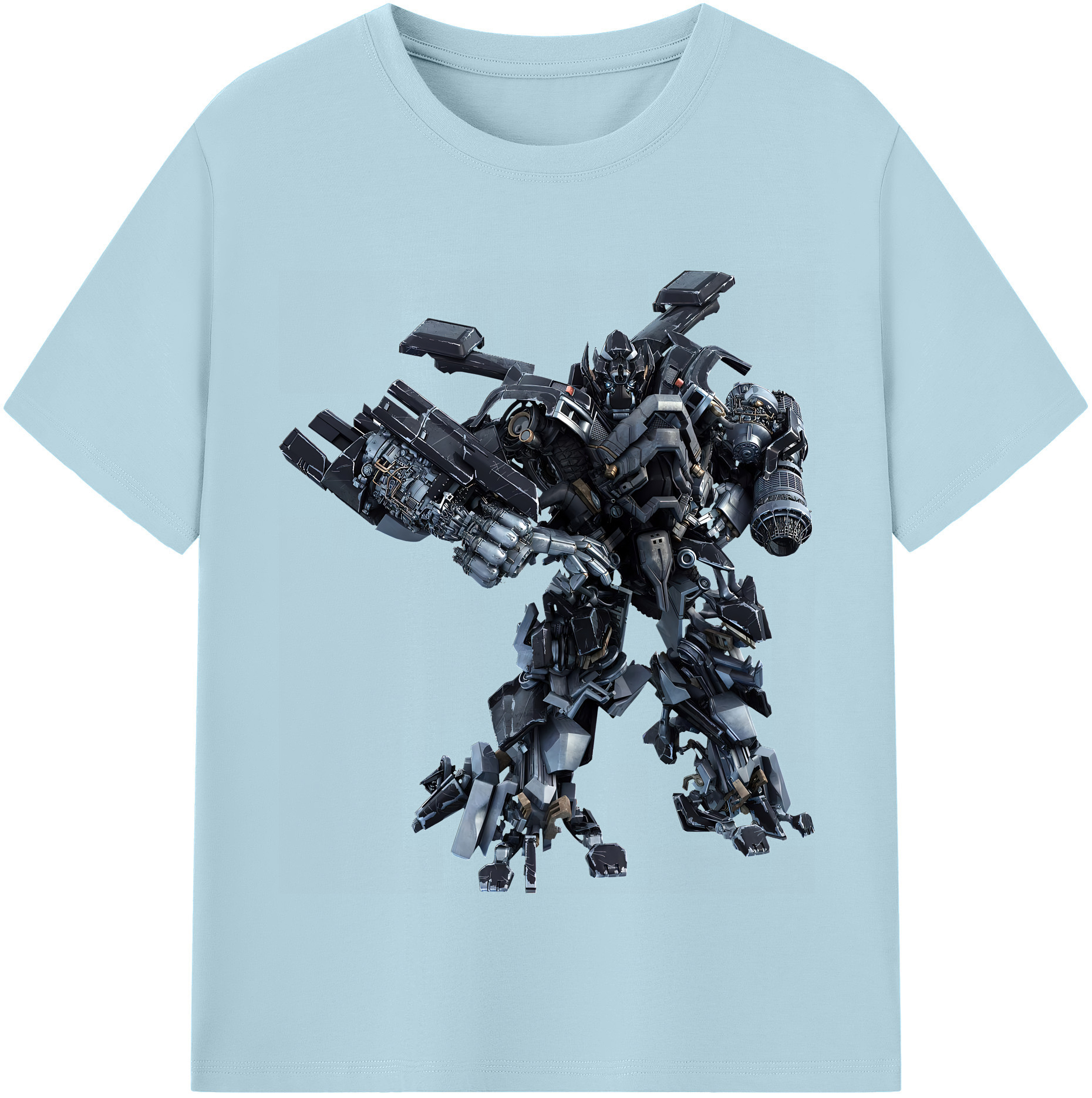 （画像用） Transformers トランスフォーマー 綿100％半袖Tシャツ（フロントプリント）